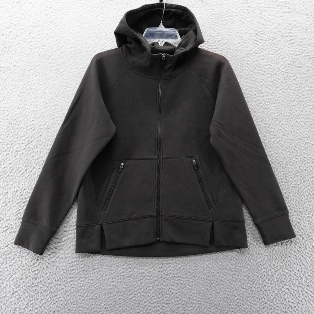 DSG Womens Small Full Zip Hoodie‎ Jacket Black Sport Fleece Activewear NWT*